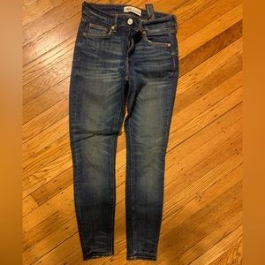 Zara skinny Jean Blue size 2